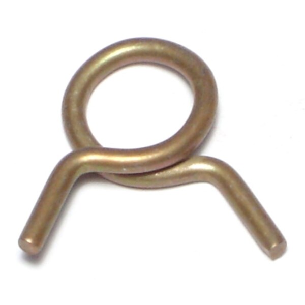 Midwest Fastener 1/2" OD Zinc Plated Steel Hose Clamps 15PK 70206 - main